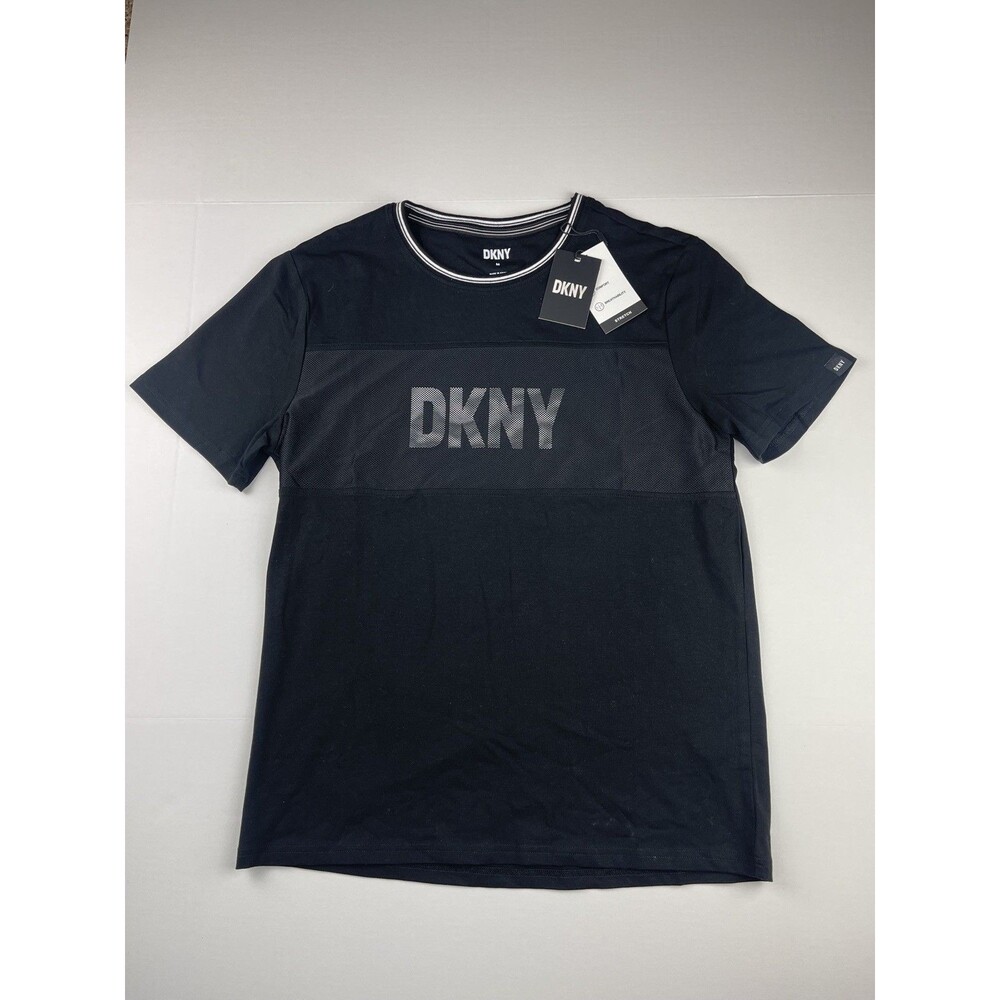DKNY Graphic T-Shirt Crew Neck Short Sleeve Modern Logo Mens Size M